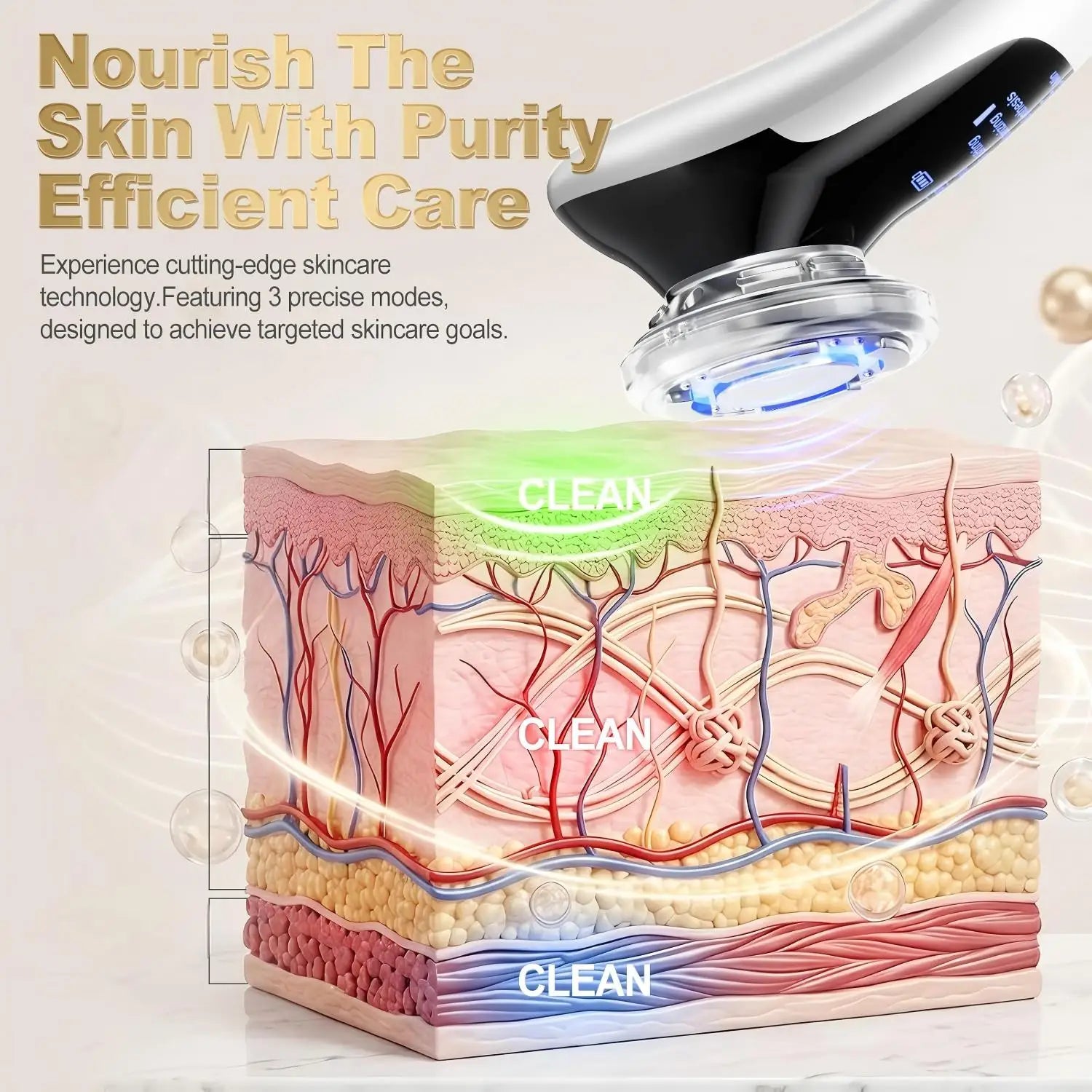 Micro-Current Facial Massager Skin Care Device