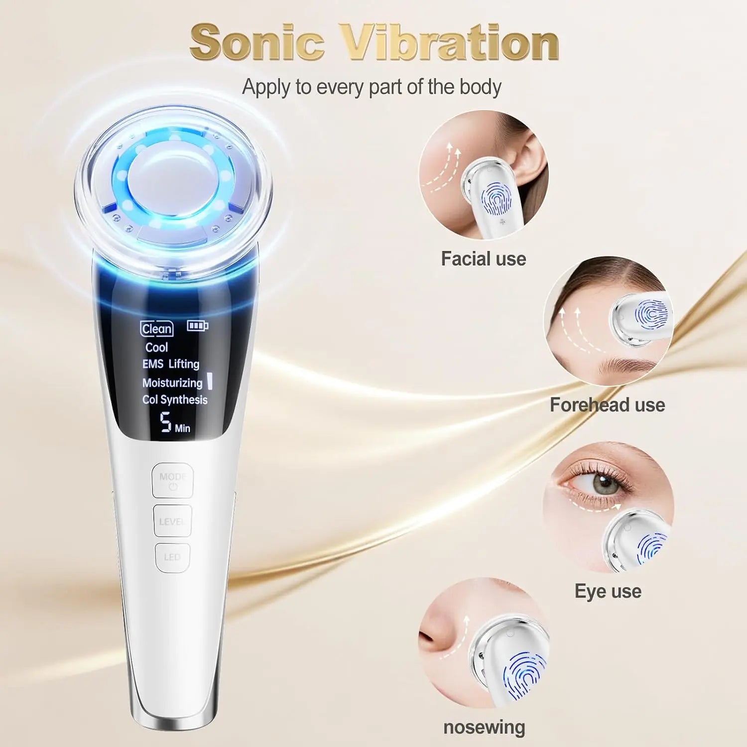 Micro-Current Facial Massager Skin Care Device